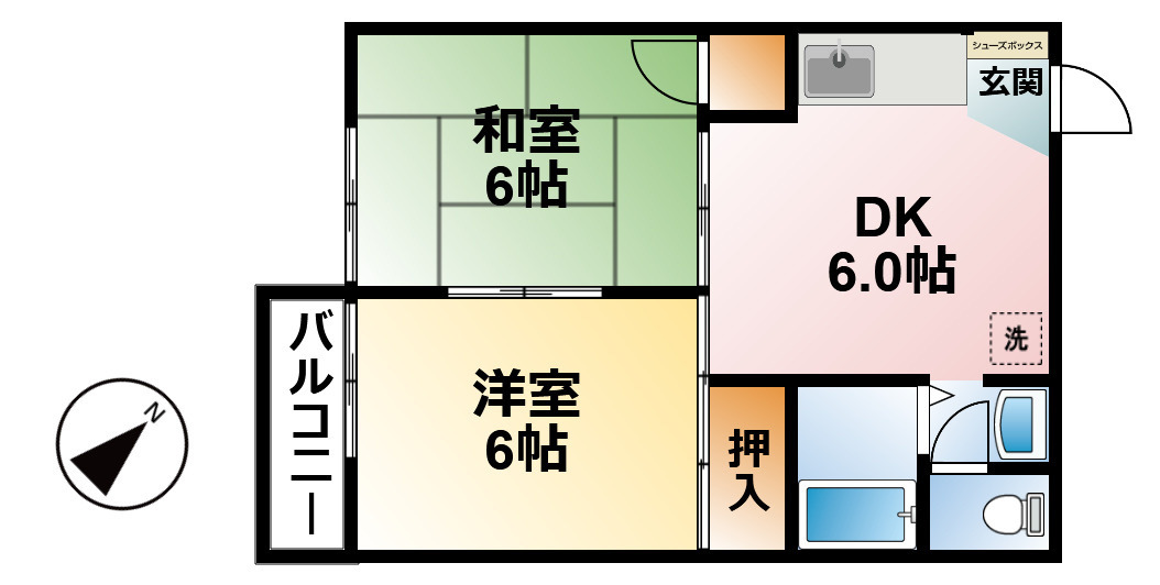 リバーサイドハイツの間取り