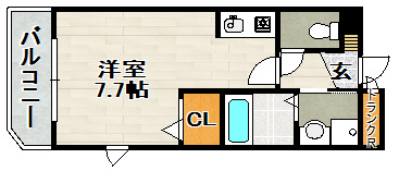 コンフォート宝塚の間取り