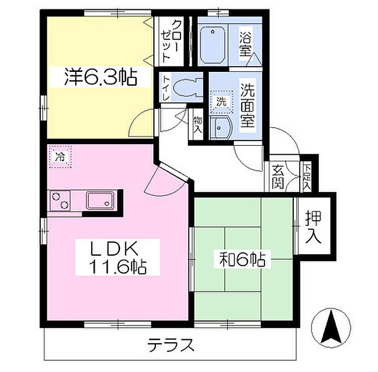 WAKABA21の間取り
