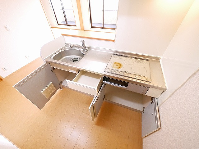 ラキアクアのキッチン|使いやすいキッチンです