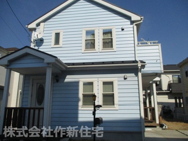 八千代市八千代台北１５丁目　中古戸建　平成２８年築の外観|輸入住宅風のオシャレな造りです　八千代市八千代台北１５丁目　中古戸建