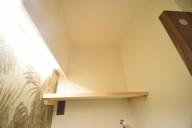 行徳マンションの収納|洗濯機上部収納