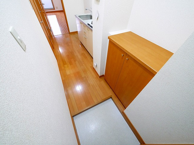 ベルコリーヌ冠山の玄関|明るい玄関です
