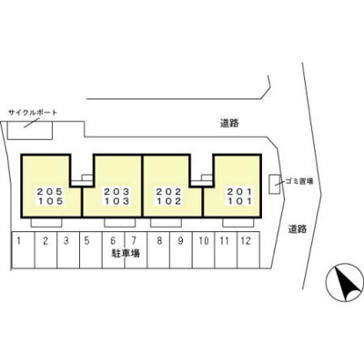 【区画図】 | アーボリュウム深大寺