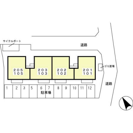 【区画図】 | アーボリュウム深大寺