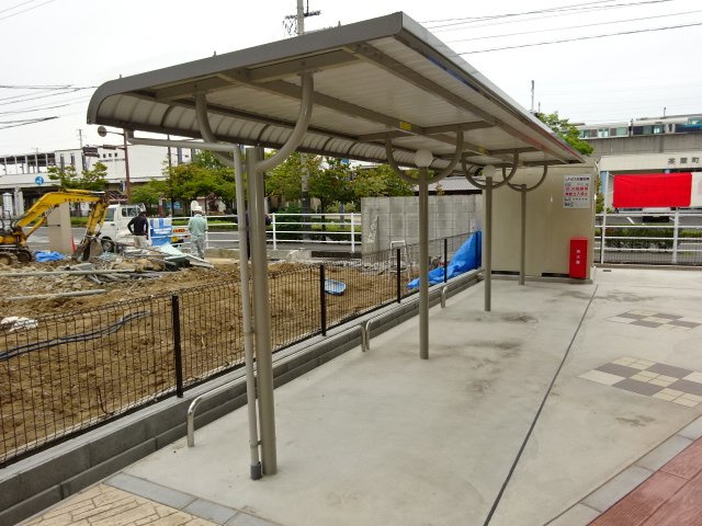 倉敷市茶屋町のアパートのその他共用部分|自転車置き場