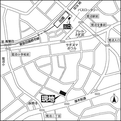 【地図】 | メゾンアコール鷺沼