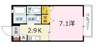 クレール・ＳＫの間取り