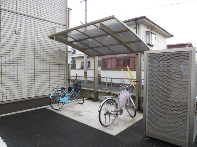 倉敷市宮前のアパートのその他共用部分|自転車置き場