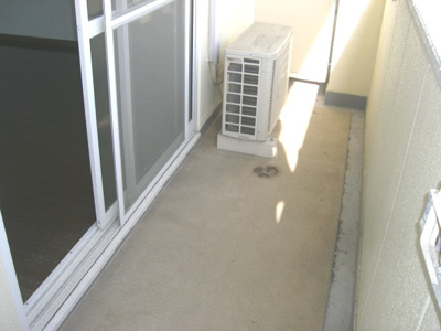 【バルコニー】 | エスポワール空港 | 同タイプ部屋　現状優先