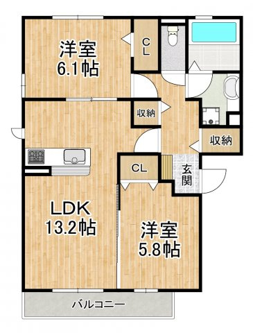 【間取り】 | 東山ヒルズⅡ