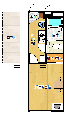 【間取り】 | レオパレス未来 | レオパレス未来(ＧｏｏｄＨｏｍｅ)