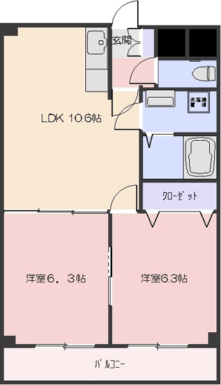 【間取り】 | サニーヒルズ大福