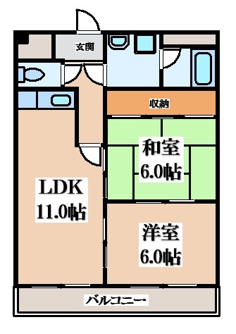 【間取り】 | フェルザ長田