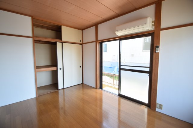 富士見コーポの寝室|とても静かな環境です