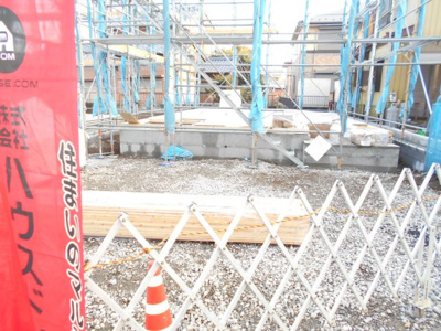 【駐車場】 | 伊奈町　小室　全2棟　1号棟　50坪 | 駐車場です。50坪。広々敷地シリーズ。
