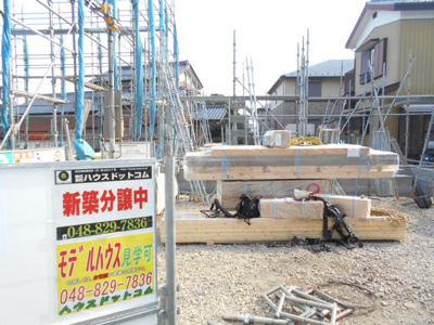 【駐車場】 | 伊奈町　小室　全2棟　1号棟　50坪 | 駐車場の用意があります。広々敷地シリーズ。