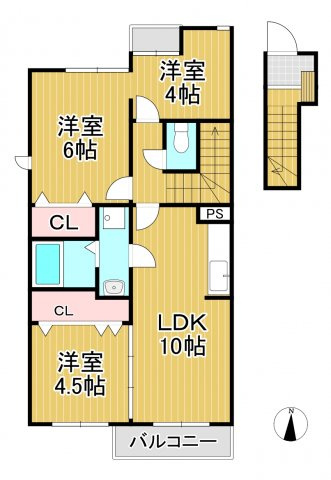 リベルテⅡの間取り