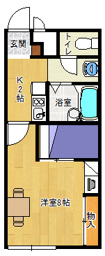 【間取り】 | レオパレス六甲北二番館 | レオパレス六甲北二番館(ＧｏｏｄＨｏｍｅ)