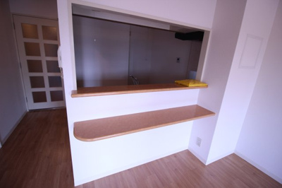 【キッチン】 | プロスベール高安 | カウンターキッチンです。