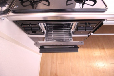 【キッチン】 | プロスベール高安 | グリル付。