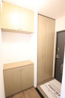 【玄関】 | フレッシュグリーン２１　Ａ | シンプルで使いやすい玄関です