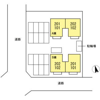 【区画図】 | フレッシュグリーン２１　Ａ