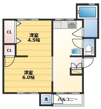 寺田マンションの間取り