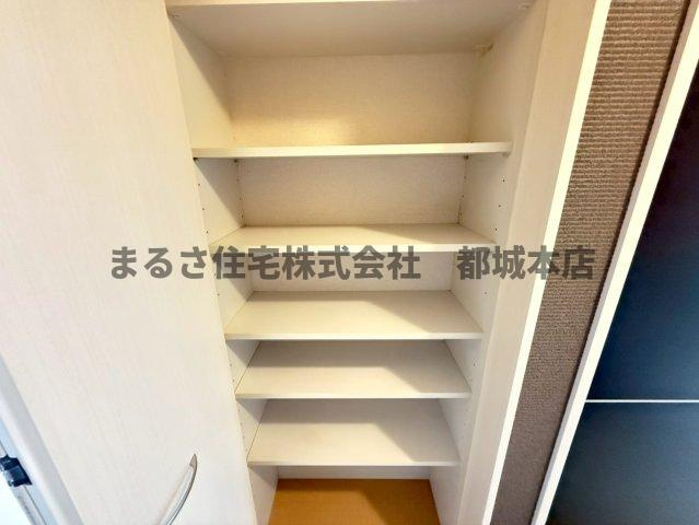 HermitⅢの収納|１階の写真です