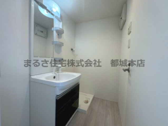 コンフォーティアの洗面所