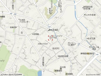 【地図】 | グリーンハイツ・イナモト