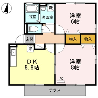 【間取り】 | セジュール千田イースト