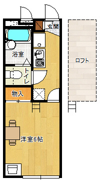 【間取り】 | レオパレスルミエール道場 | レオパレスルミエール道場(GoodHome)