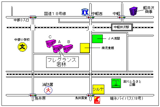 クリーム色のSunnySpotの地図
