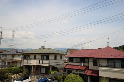 【展望】 | 大津市仰木の里東7丁目8-5　中古戸建 | 2019年6月撮影、比良山系が見えます