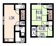 【間取り】 | 岡田荘