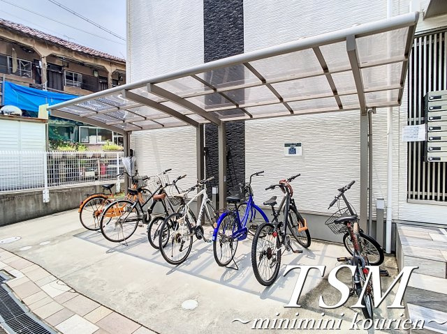 クリエオーレ萱島東のその他共用部分|敷地内駐輪場