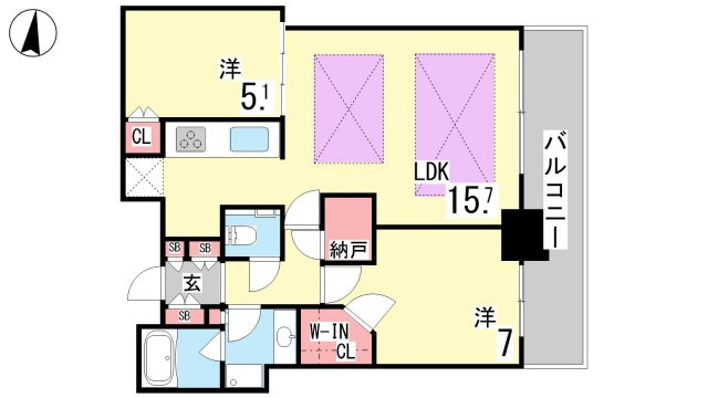 【間取り】 | シティタワー神戸三宮