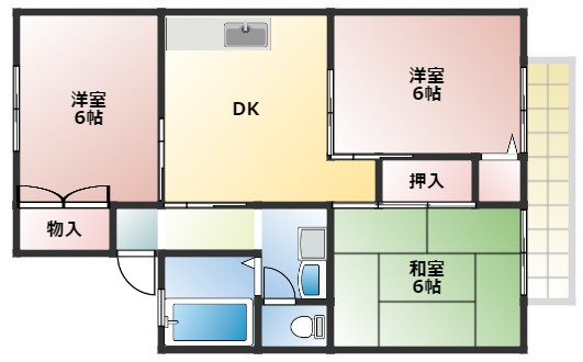 メゾン大津和の間取り