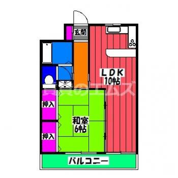 【間取り】 | ヴァリエ大橋 | ヴァリエ大橋の間取り