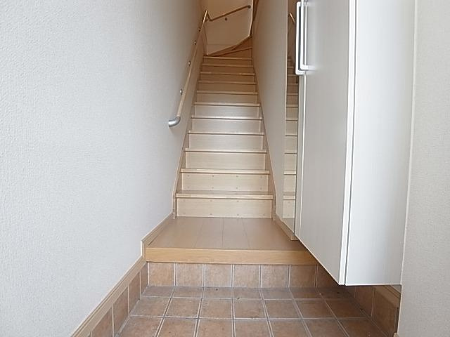 アルモニーＡの玄関