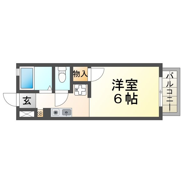 ラポールの間取り