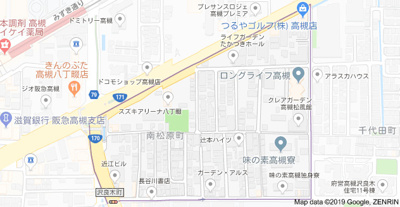 【地図】 | エフズコート高槻