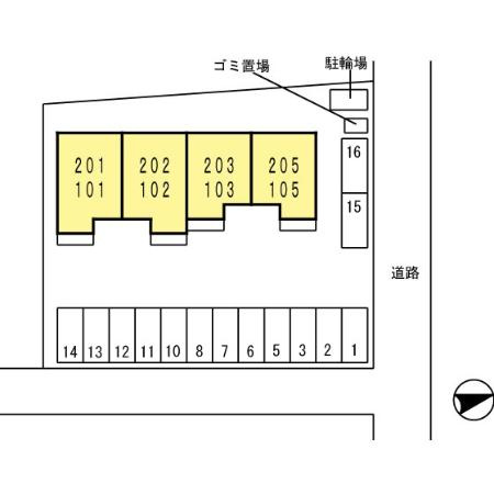 アイリスMの区画図