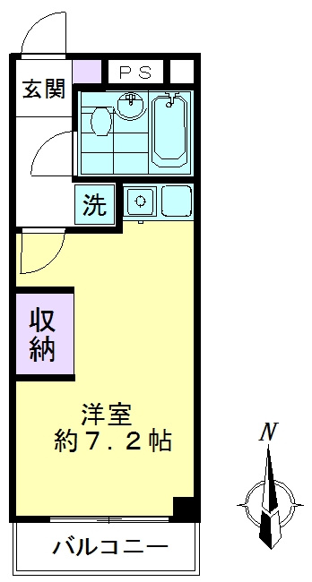 コンフォール田中の間取り
