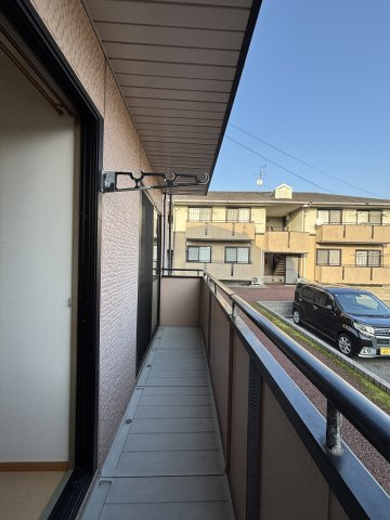 エスポワール三柳Ｂ棟のバルコニー