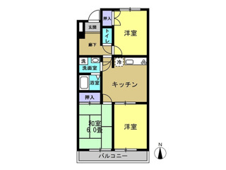 パラシオ東海の間取り