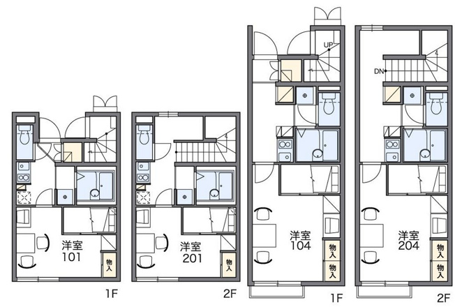 【間取り】 | ヒル | ※号室によって間取が異なります