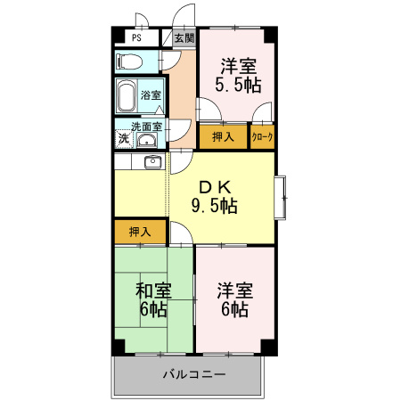 【間取り】 | ベルハイム城山