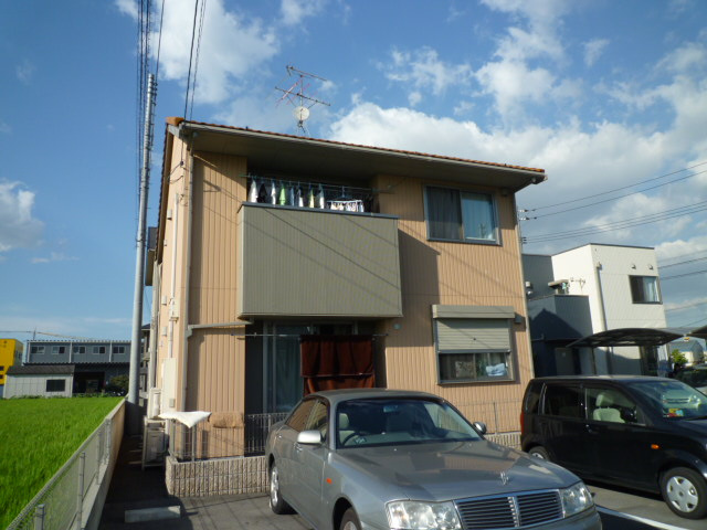 倉敷市片島町のアパートの外観